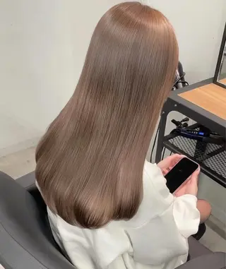 ロング カラー LINDO TOKYO所属・asumi ♡のヘアスタイル