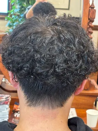 ショート パーマ メンズ おしゃれ泥棒 石原メンズ特化美容師のヘアスタイル