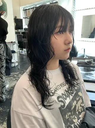 ロング パーマ レイヤーカット/艶髪 ✨💭KIRARIのヘアスタイル