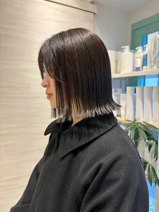 ショート カラー ボブ／ミニボブ／ akaneのヘアスタイル