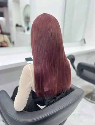 ロング カラー ダブルカラー特化💖 韓国ヘア💖りくのヘアスタイル