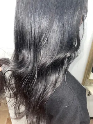 ロング カラー おおたかの森/透 明感/小林のヘアスタイル
