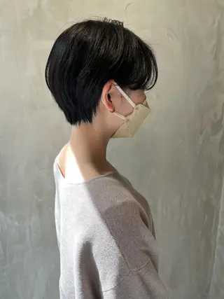 ショート ヤマモト マイのヘアスタイル