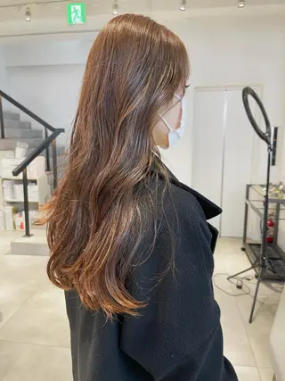 ロング カラー zestKalon 🔗IBUのヘアスタイル