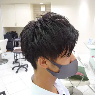 ショート パーマ メンズ 🐺一ノ瀬 凌 / デザインウルフ🐺のヘアスタイル