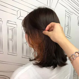 ミディアム カラー レイヤー,ボブ / 彩未のヘアスタイル