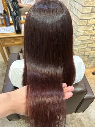 ロング カラー 小澤 一稀のヘアスタイル