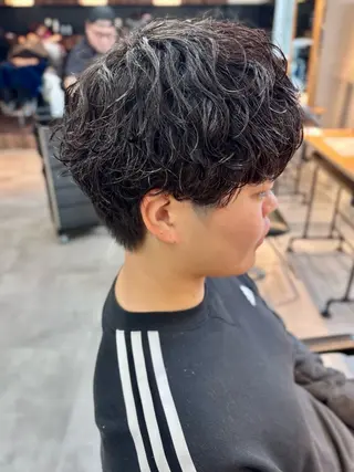 パーマ メンズ 男の理想を叶える🔥 メンズパーマ特化｜関のヘアスタイル