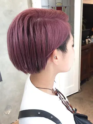 ショート カラー Salon de MiLK所属・露木 啓介のヘアスタイル