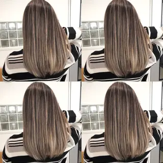 ミディアム カラー JILBLAN京都 ショート/ハイライトのヘアスタイル