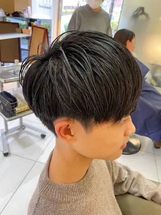 ショート メンズ 髪質改善/縮毛/トリ ートメント/平野広大のヘアスタイル
