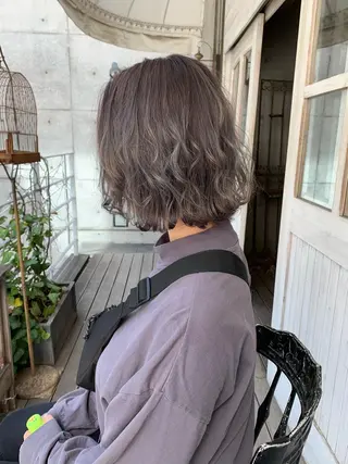 ミディアム カラー WEG所属・韓国レイヤー/艶髪 WATSUKIのヘアスタイル