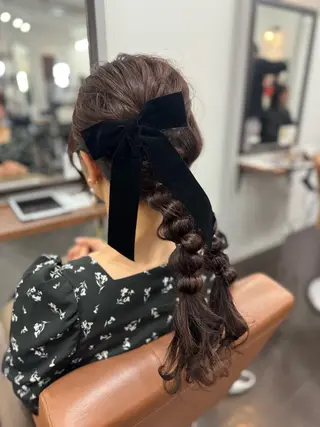 ロング ヘアアレンジ 🌷名駅/髪質改善 ヘアセット/モネ🌷のヘアスタイル