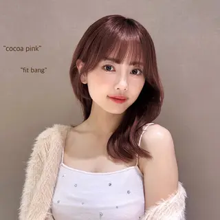 セミロング カラー ミディアムヘア Chifumiのヘアスタイル