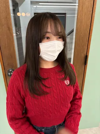 ロング カラー 暖色カラー/ さえのヘアスタイル