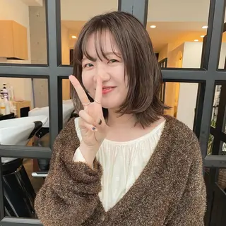 ミディアム カラー 堀江将太朗/恵比寿/ メンズカットのヘアスタイル