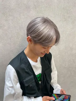 カラー メンズ 璃 音のヘアスタイル