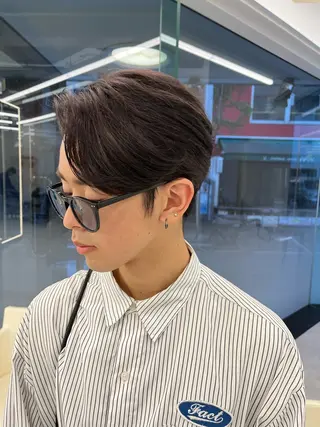 カラー メンズ 森龍馬 メンズ専門美容師のヘアスタイル