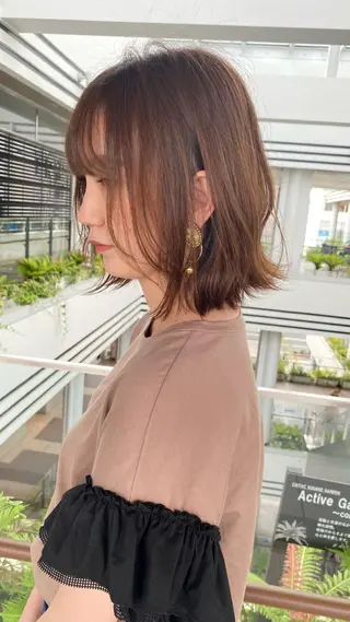 ミディアム RURI韓国ボブ 🇰🇷タッセルボブのヘアスタイル
