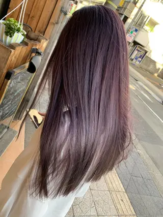 セミロング カラー yoshi （髙橋）のヘアスタイル