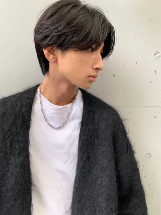 ショート パーマ メンズ 町田/波巻き/ シャドウ/メンズのヘアスタイル