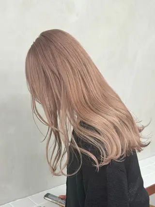 ロング カラー nico TOKYO 渋谷所属・ブリーチ ハイトーン 特化🌈フジタハルキのヘアスタイル