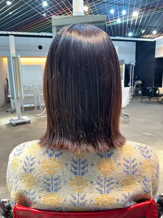 ミディアム 松浦 永里のヘアスタイル