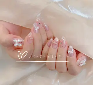 ネイル ラベンダー💖日暮里 ルル💖ネイルのネイルデザイン