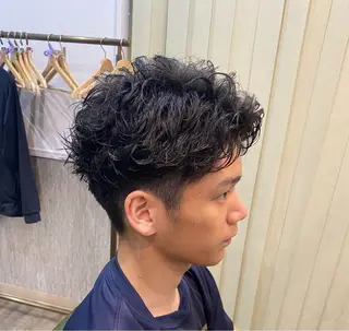 パーマ メンズ Lucca Lance所属・岩間 渉のヘアスタイル