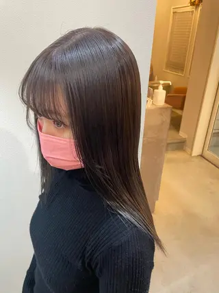 セミロング カラー Matsubara asuka  ☪︎のヘアスタイル