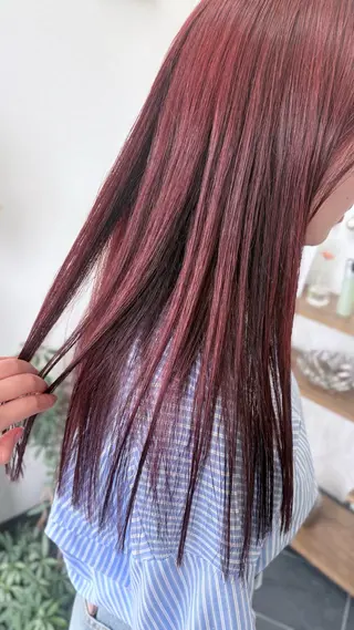 ロング カラー STRAAL所属・カラーモデル🩷 ゆうかのヘアスタイル