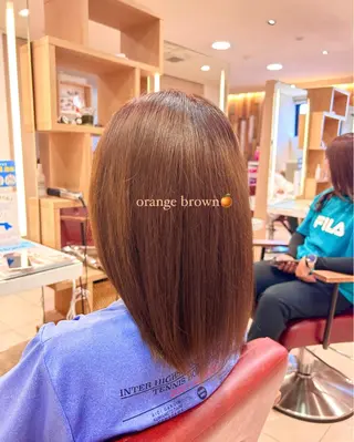 カラー ヘアセット/暖色 /レイヤー 山田寛菜のヘアスタイル