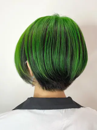 ミディアム カラー  渡部 妃月のヘアスタイル