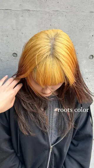 ロング カラー ミウラナツサ /レイヤーカットのヘアスタイル