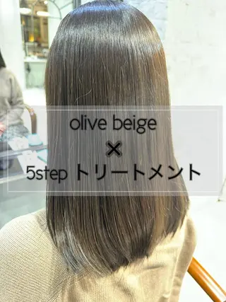 セミロング カラー 髪質改善/縮毛矯正/ 艶髪/春山良太のヘアスタイル