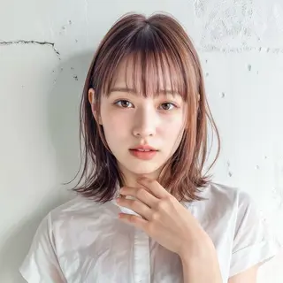 ミディアム レディースカット モデル🫧ミユウ🫧のヘアスタイル