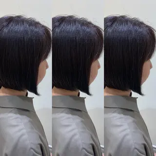 ショート カラー パーマ 藤森 希美のヘアスタイル