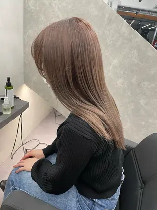 ロング カラー 小林 拓真のヘアスタイル