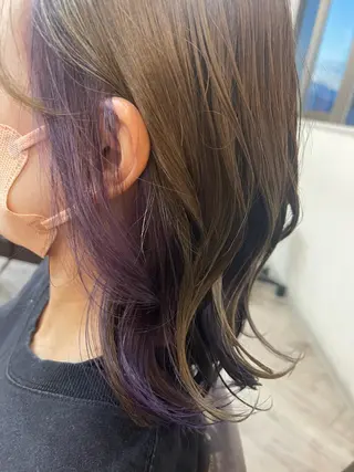 セミロング ラム【CLAP】 🤍のヘアスタイル