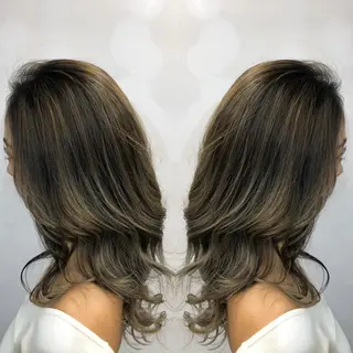 ロング 🌟髪質改善ケアカラ ー美髪縮毛矯正y🌟のヘアスタイル