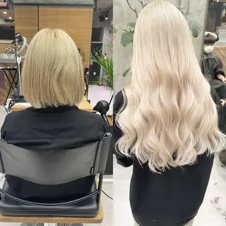 ロング カラー ヘアアレンジ TATSUYA アートディレクターのヘアスタイル