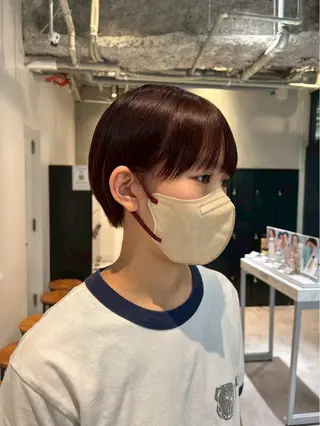 ショート 横田 七美のヘアスタイル
