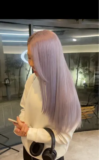 ロング カラー 海外ハイトーン 🇺🇸sakiのヘアスタイル