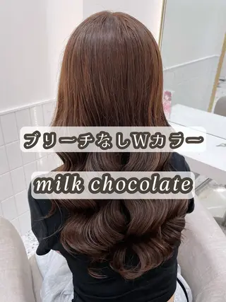 ロング カラー ガーリーカラー🩷 ユウ🍓💞のヘアスタイル