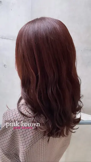 セミロング カラー ayano / 透明感・くすみカラーのヘアスタイル