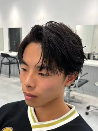 ショート メンズ 鈴木 悠月のヘアスタイル