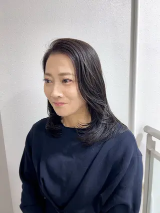 ミディアム カラー ダブルカラー /透明感カラーRioのヘアスタイル