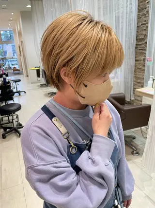 ショート 韓国レイヤー🇰🇷 ReLien西大寺店のヘアスタイル