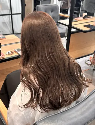 ロング カラー 韓国×髪質改善カラー 💎hinaのヘアスタイル