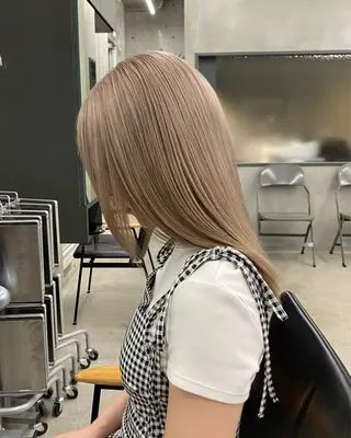 セミロング カラー 村田 りょうやのヘアスタイル